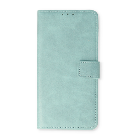 iPhone 15 - Book Case &amp; Glas - Licht Blauw