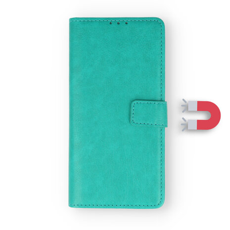 Nokia G22 - Book Case &amp; Glas - Turquoise