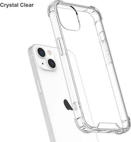 iPhone 15 Plus - Anti Shock &amp; 2x Full Glas - Transparant