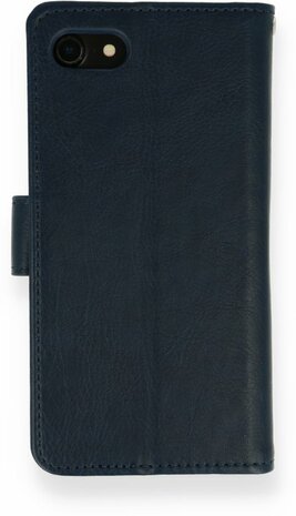 iPhone SE 2022-2020 - HQ Book Case &amp; Glas - Donker Blauw