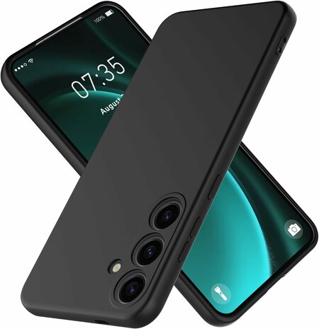 Samsung S25 - TPU Back Cover &amp; 2x Glas - Zwart