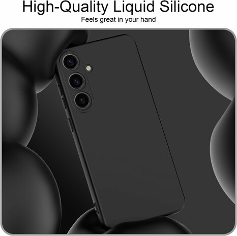 Samsung S25 - TPU Back Cover &amp; 2x Glas - Zwart