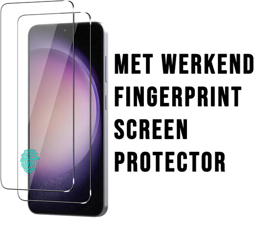 Samsung S25 - TPU Back Cover &amp; 2x Glas - Zwart