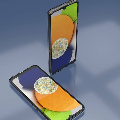 Samsung A03 - Siliconen Back Cover - Transparant