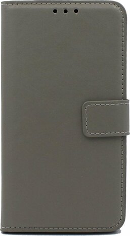 iPhone SE 2022-2020 - Book Case &amp; Glas - Grijs