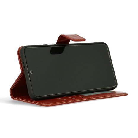 Samsung J6 Plus - Book Case - Bruin