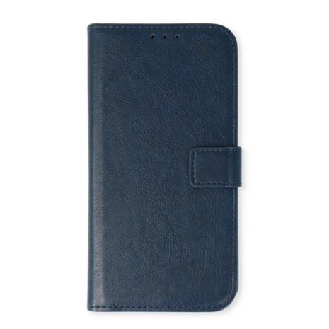 iPhone 15 - Book Case &amp; Glas - Blauw