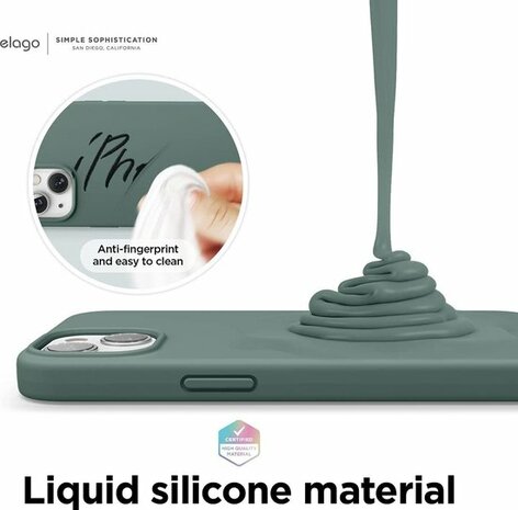 iPhone 13 - Back Cover &amp; 2X Full Glas - Groen
