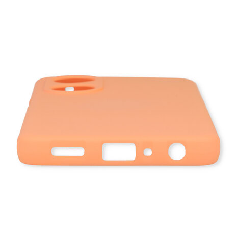 Oppo A58 4G - Back Cover &amp; Glas - Zalm Roze