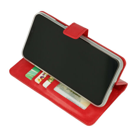 Motorola G9 Plus - Book Case - Rood