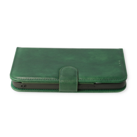 iPhone 13 Pro Groen - 2 in 1 HQ Book Case met Extra Vakken