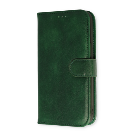 iPhone 13 Pro Groen - 2 in 1 HQ Book Case met Extra Vakken