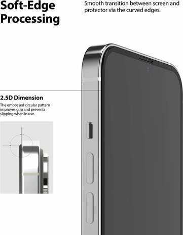 iPhone 16e - Volledige Bescherming Screenprotector - 2 Stuks