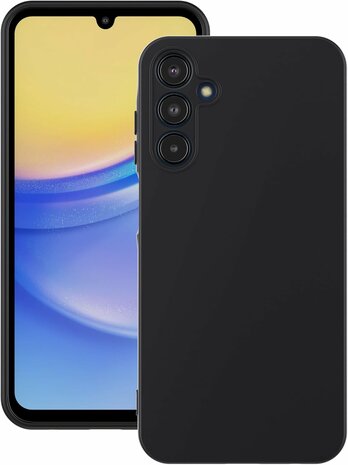 Samsung A16 - Siliconen Back Cover - Zwart