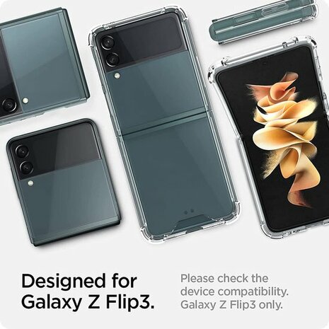 Samsung Flip 3 - Anti Shock - Transparant