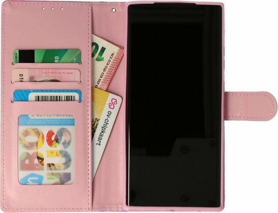 Samsung S23 Ultra met Bloemen &amp; Vlinders Print - Book Case
