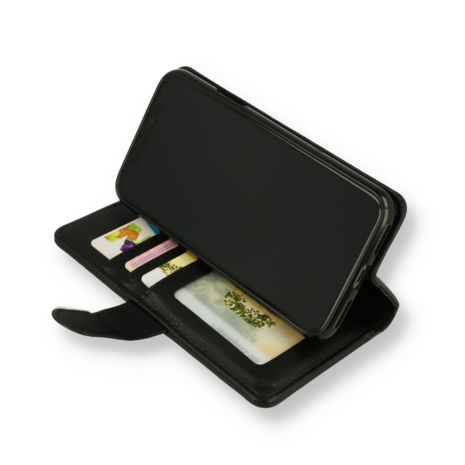 iPhone 16e - Zwart - Book Case met Rits