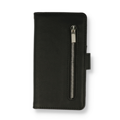iPhone 16e - Zwart - Book Case met Rits
