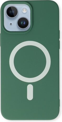 iPhone 14 - Magnetische Back Cover - Groen
