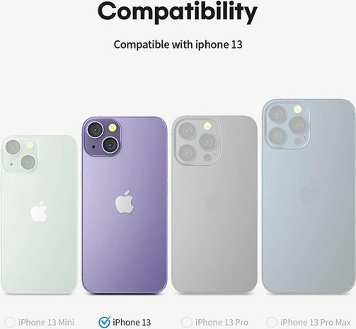 iPhone 13 - Anti Shock &amp; 2x Full Glas - Transparant