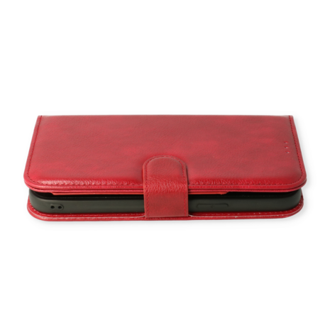 iPhone 13 Pro Max Rood - 2 in 1 HQ Book Case met Extra Vakken