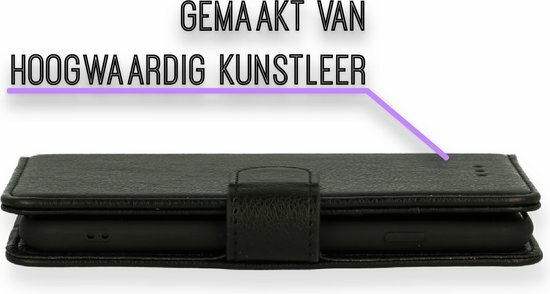 iPhone SE 2022 &amp; SE 2020 Zwart - HQ Book Case
