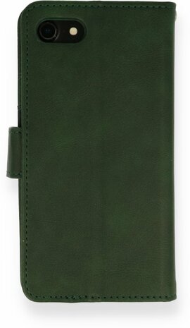 iPhone SE 2022-2020 - HQ Book Case &amp; Glas - Groen
