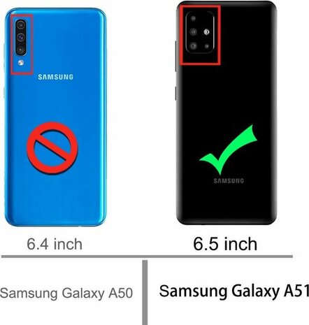 Samsung A51 - Siliconen Back Cover - Donker Groen