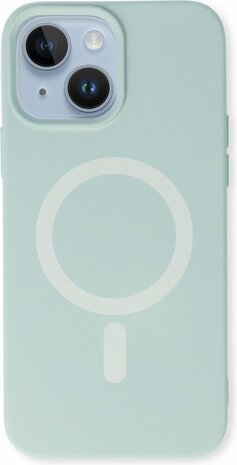 iPhone 14 - Magnetische Back Cover - Turquoise