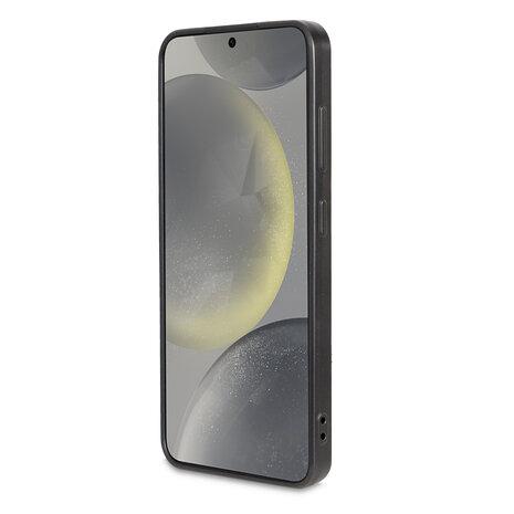 Samsung S22 - Diamant Marmer Glitter - Zwart