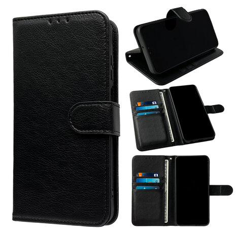 Samsung A06 - Book Case - Zwart