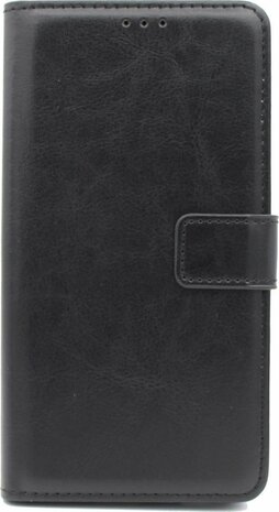 iPhone SE 2022-2020 - HQ Book Case &amp; Glas - Zwart