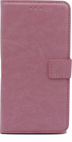 iPhone SE 2022-2020 - Book Case &amp; Glas - Baby Roze