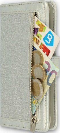 iPhone 11 Zilver - Rits Book Case