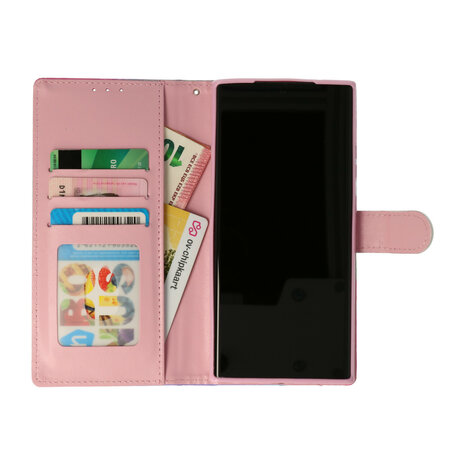 Samsung A26 - Marmer Paars - Book Case