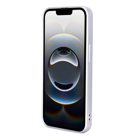 iPhone 16e - Wit - Marmer MagSafe Back Cover