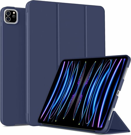 iPad Air (13 inch 2024 &amp; 2025) - Blauw - Smart Cover