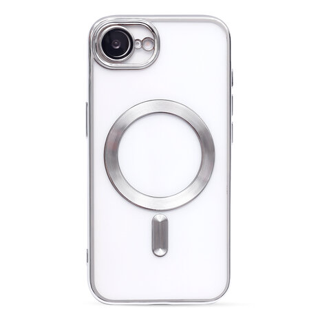 iPhone 16e - Zilver - Siliconen MagSafe Back Cover