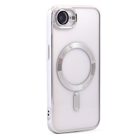 iPhone 16e - Zilver - Siliconen MagSafe Back Cover