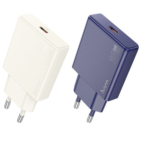 Nintendo Switch - 1m Type C &amp; Stekker (N44) - 30W - Titanium Blue