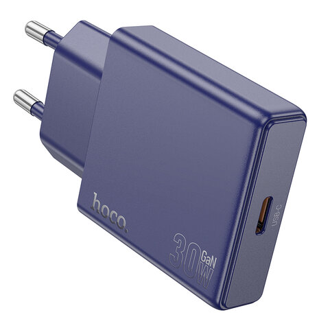 Nintendo Switch - 1m Type C &amp; Stekker (N44) - 30W - Titanium Blue