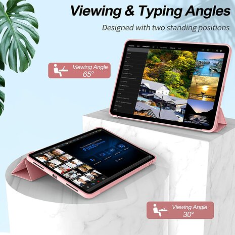 iPad Air 11 - Air 10.9 - Roze - Smart Cover