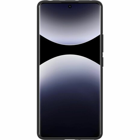 Redmi Note 14 Pro - Siliconen Back Cover - Zwart