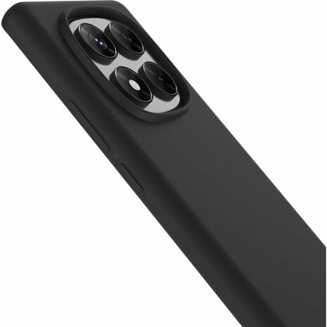 Redmi Note 14 Pro - Siliconen Back Cover - Zwart
