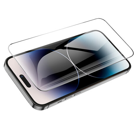 iPhone 14 Pro Screenprotector met applicator - Volledig Dekkend Glas