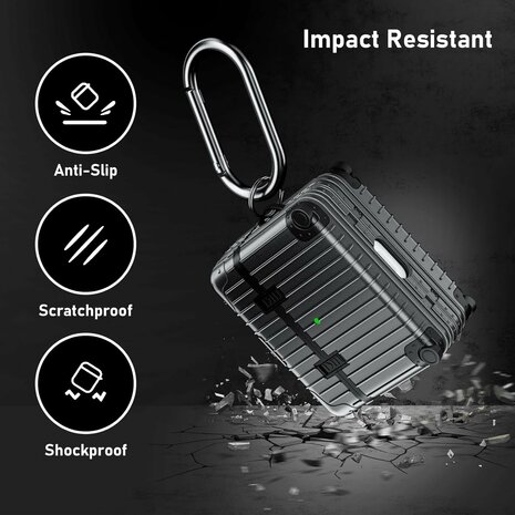 AirPods 3 - Koffer Hoes - Zwart