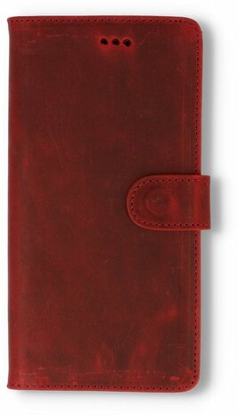 Samsung A22 5G Rood - Lederen Book Case