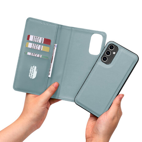 Samsung A15 5G - Blauw - 2 in 1 Book Case
