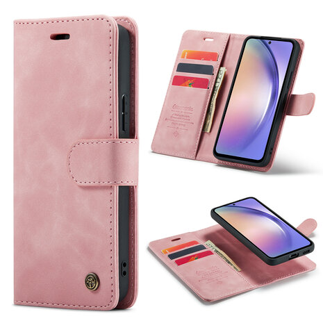 Samsung A15 - Pale Pink - 2 in 1 Book Case