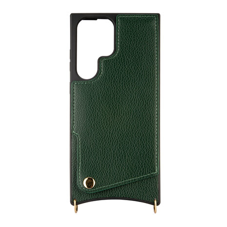 Samsung S23 Ultra Groen - Back Cover met Bandje